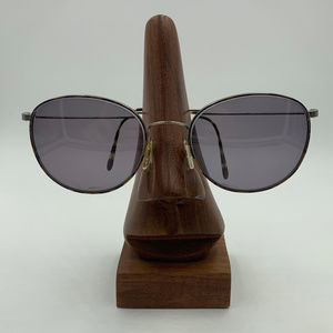 Vintage Accuflex Metal Tortoise Round Sunglasses